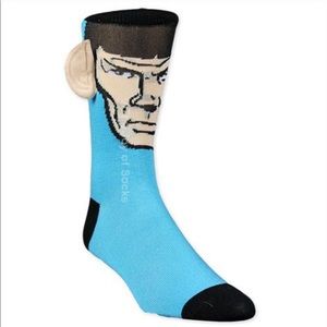 Star Trek Spock Crew Socks W/ 3D Ears